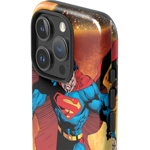 DC Comics Superman Action Pose Art By Jim Lee iPhone 16 Pro Impact Case